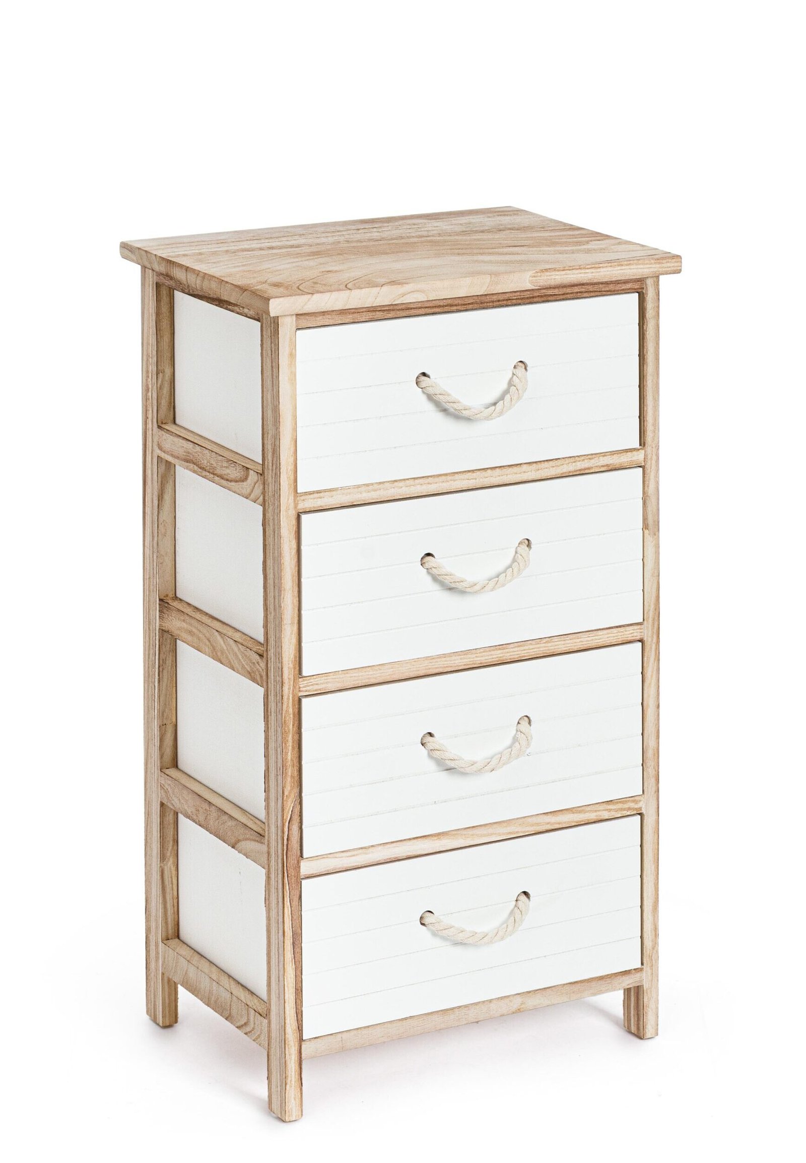 CASSETTIERA 4C YVETTE BIANCO 40X29X73H