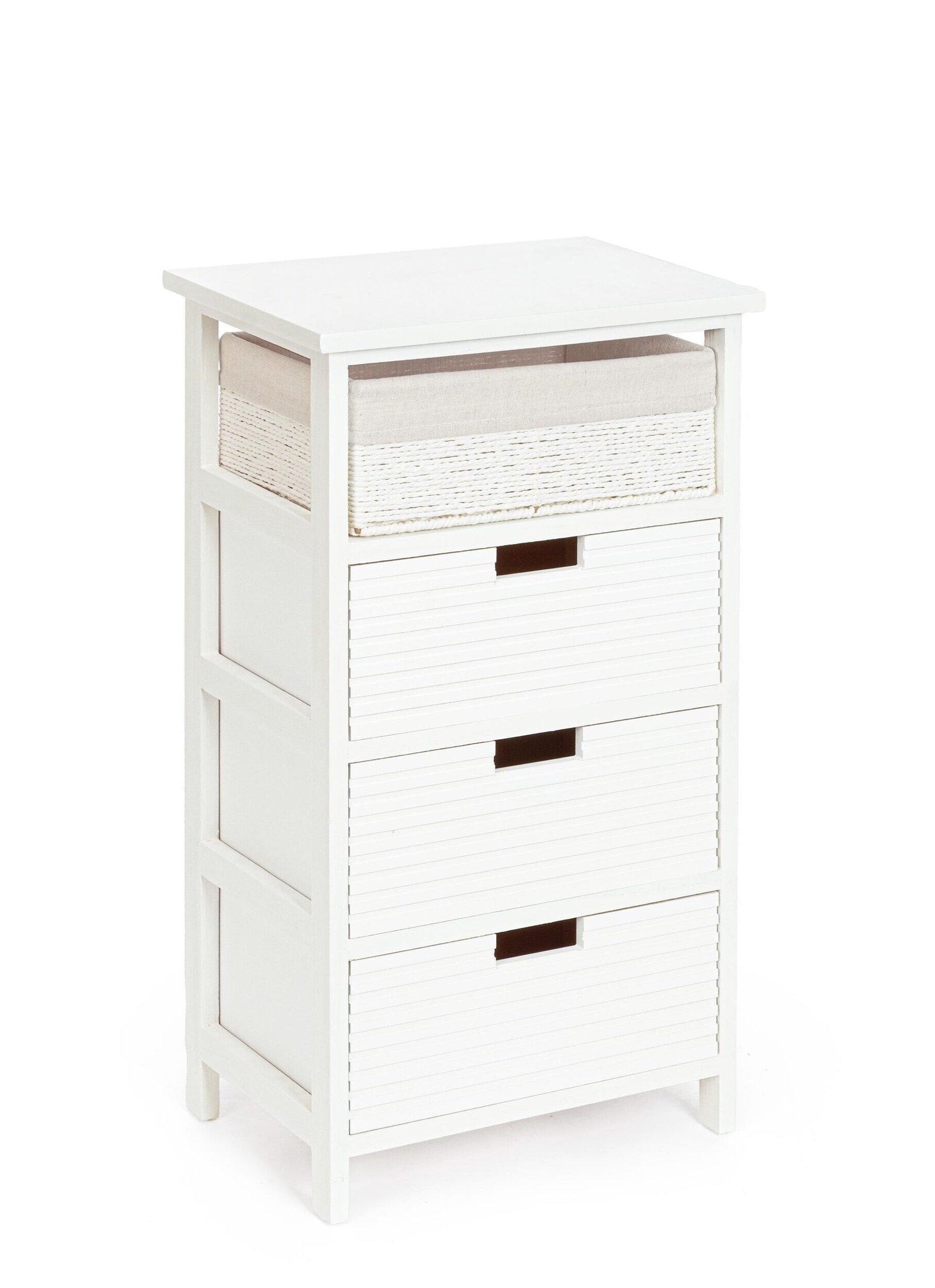 CASSETTIERA 4C LEONIE BIANCO 40X29X73H