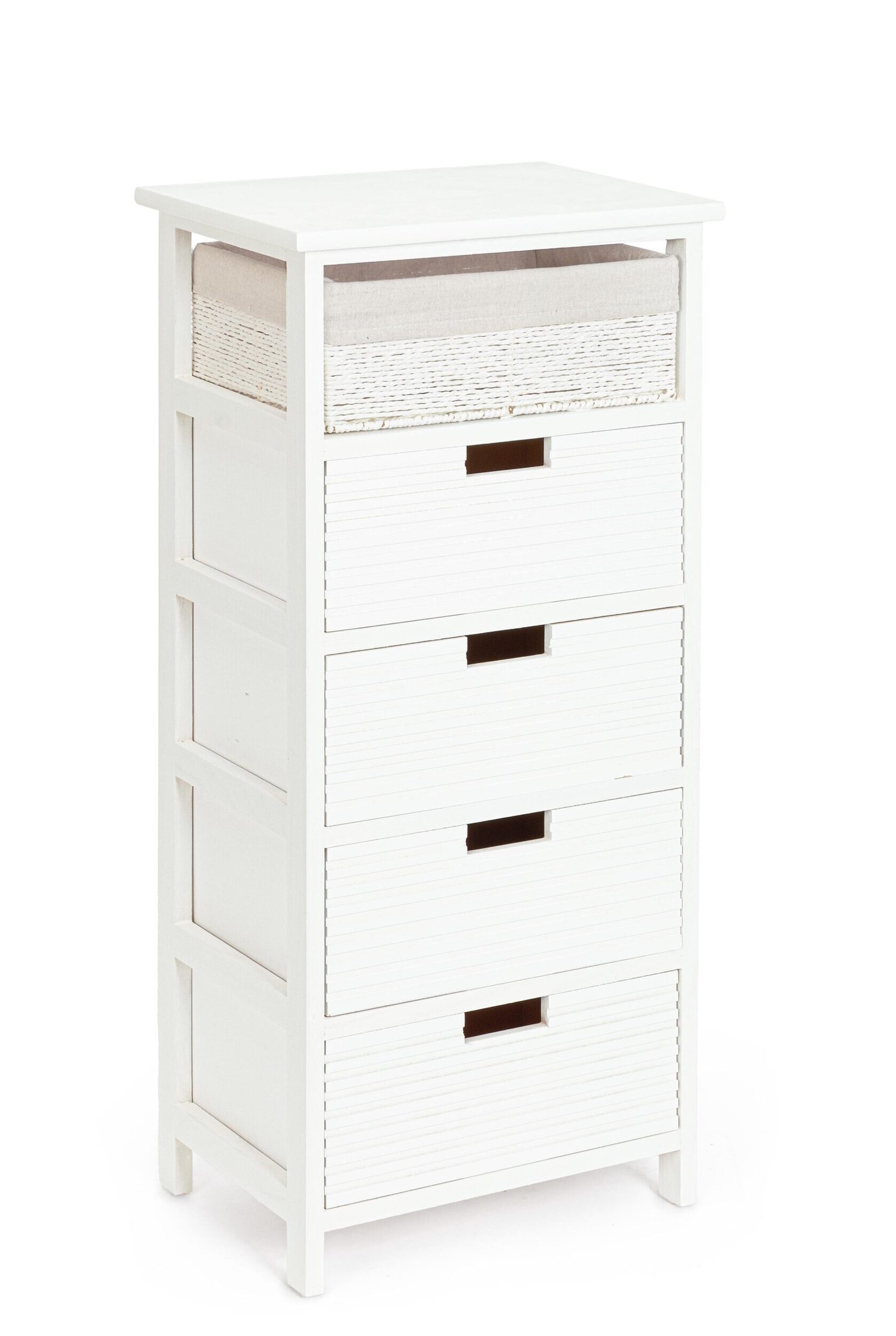 CASSETTIERA 5C LEONIE BIANCO 40X29X90H