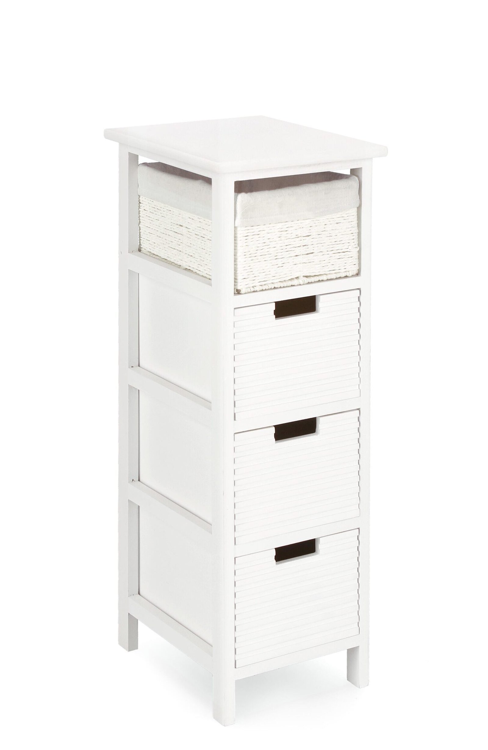 CASSETTIERA 4C LEONIE BIANCO 26X32X80H