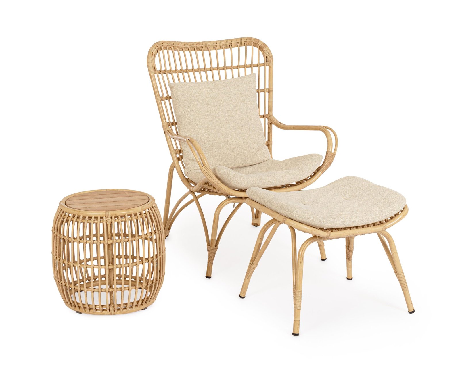 Sedie in rattan
