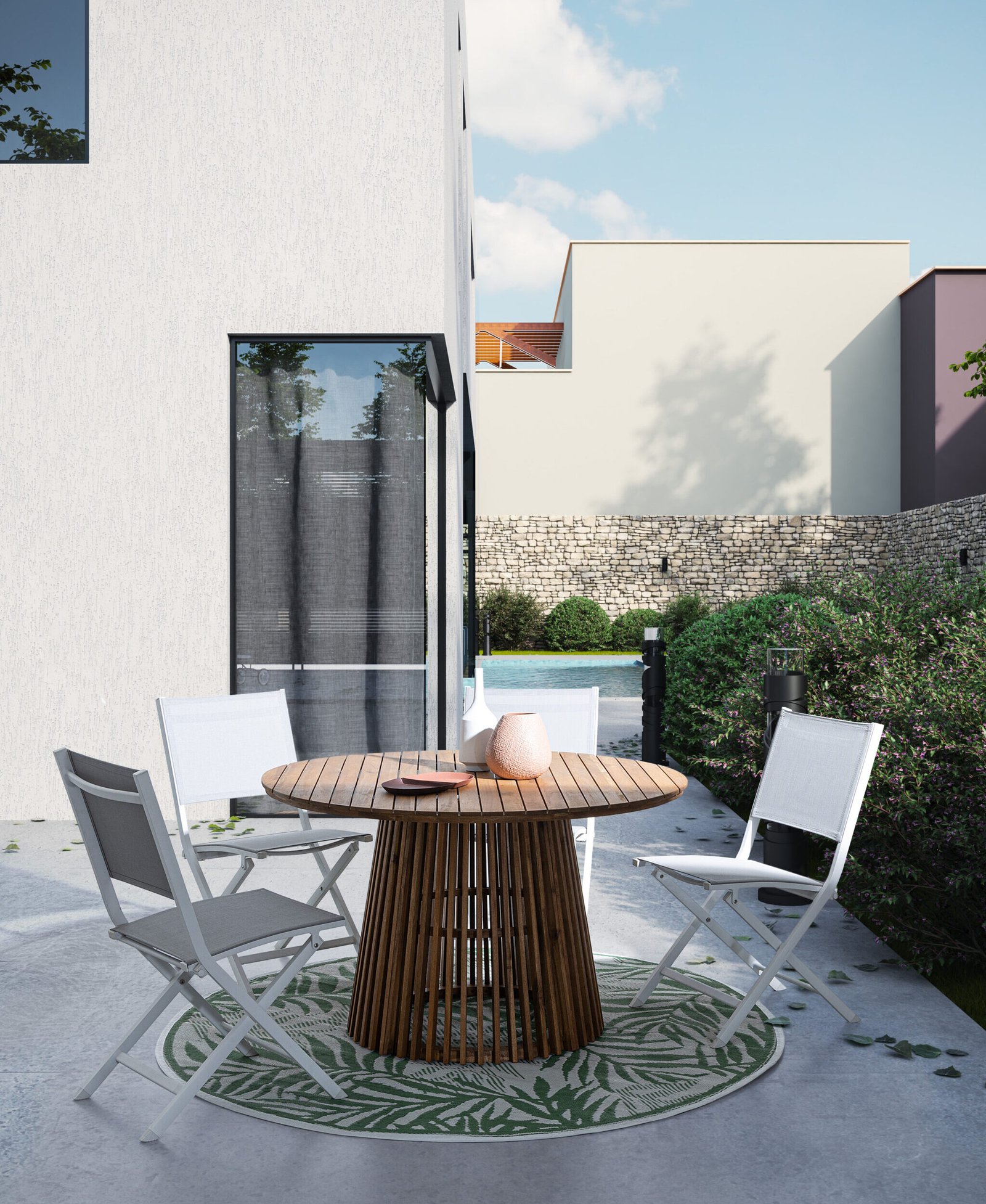 SEDIA PIEGH. ELIN BIANCO LH30