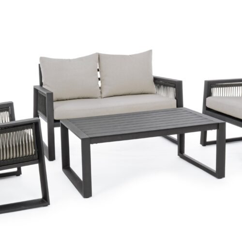 SET4 SALOTTO C-C CAPTIVA ANTRACITE LH32