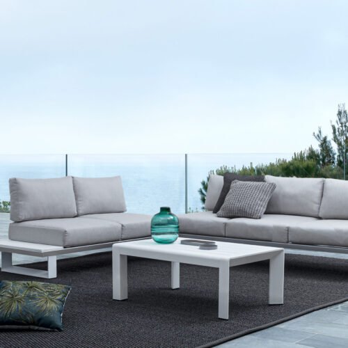 SET SALOTTO ANG.C-C KONNOR BIANCO CX21