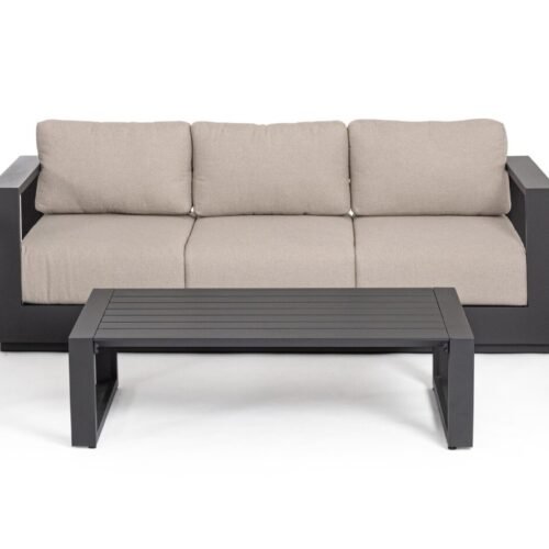 SET4 SALOTTO C-C MOSES ANTRACITE YK13