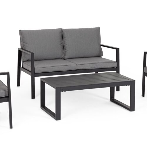 SET4 SALOTTO C-C HILDE ANTRACITE LH32