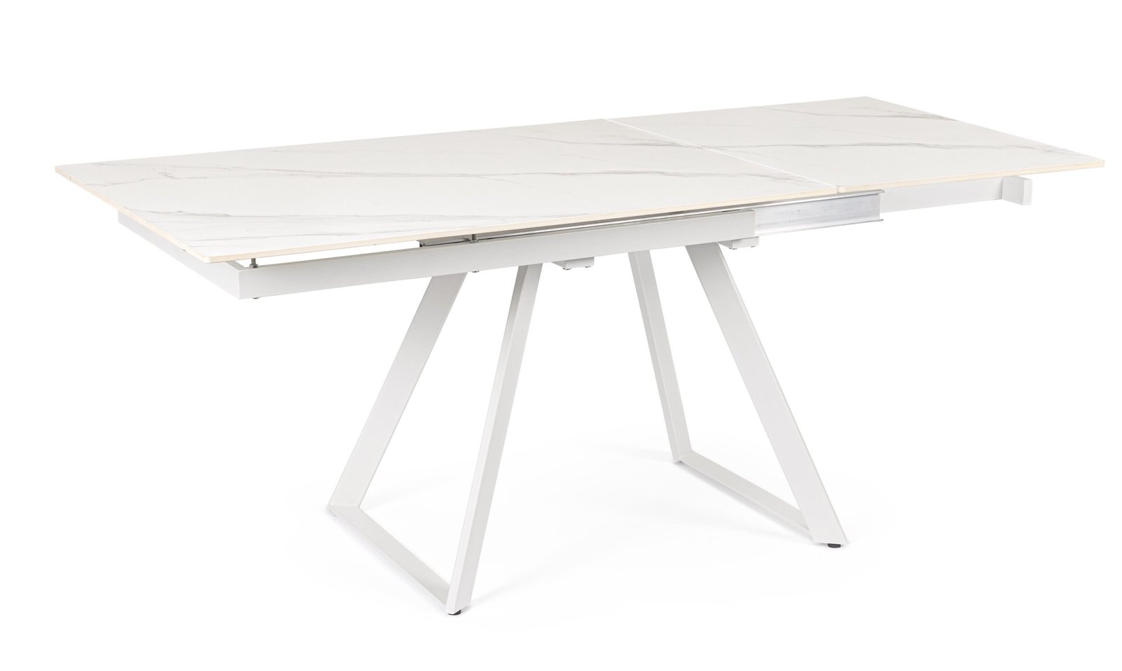 TAVOLO ALL. REETA 120/180X90 BIANCO/BIAN