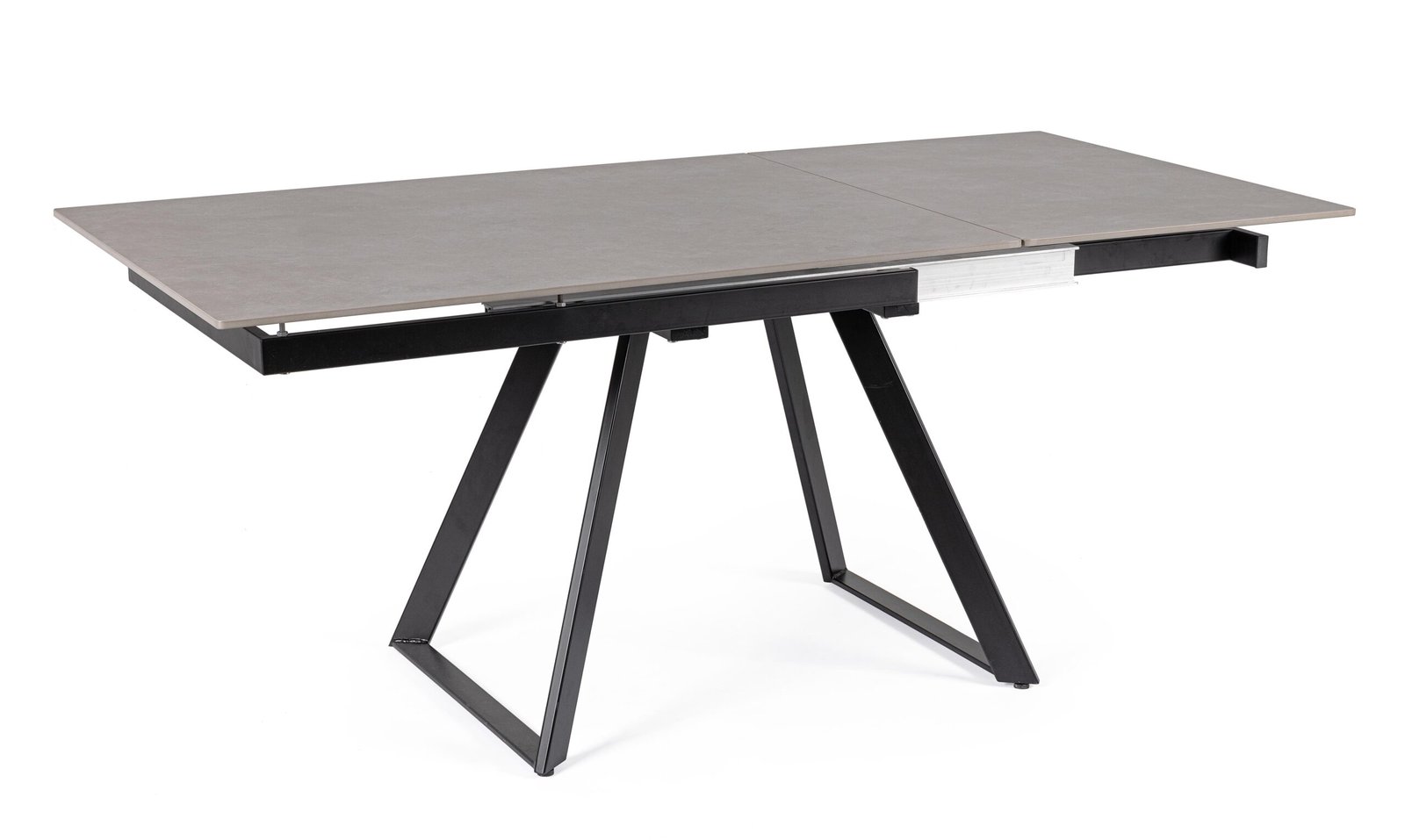 TAVOLO ALL. REETA 120/180X90 NERO/GRIGIO
