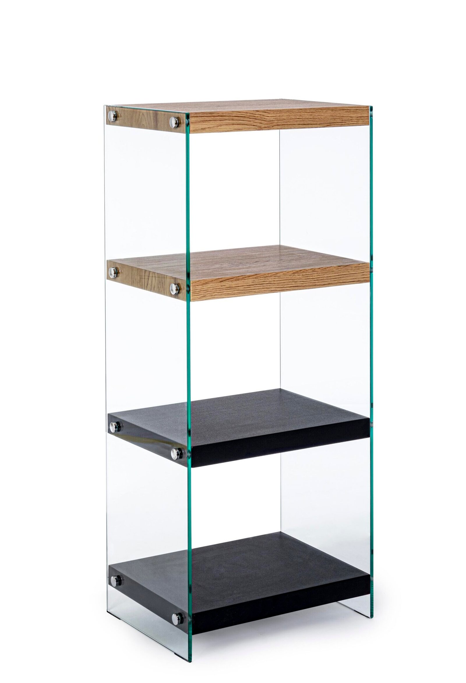 LIBRERIA 4P LINE WOOD NERO