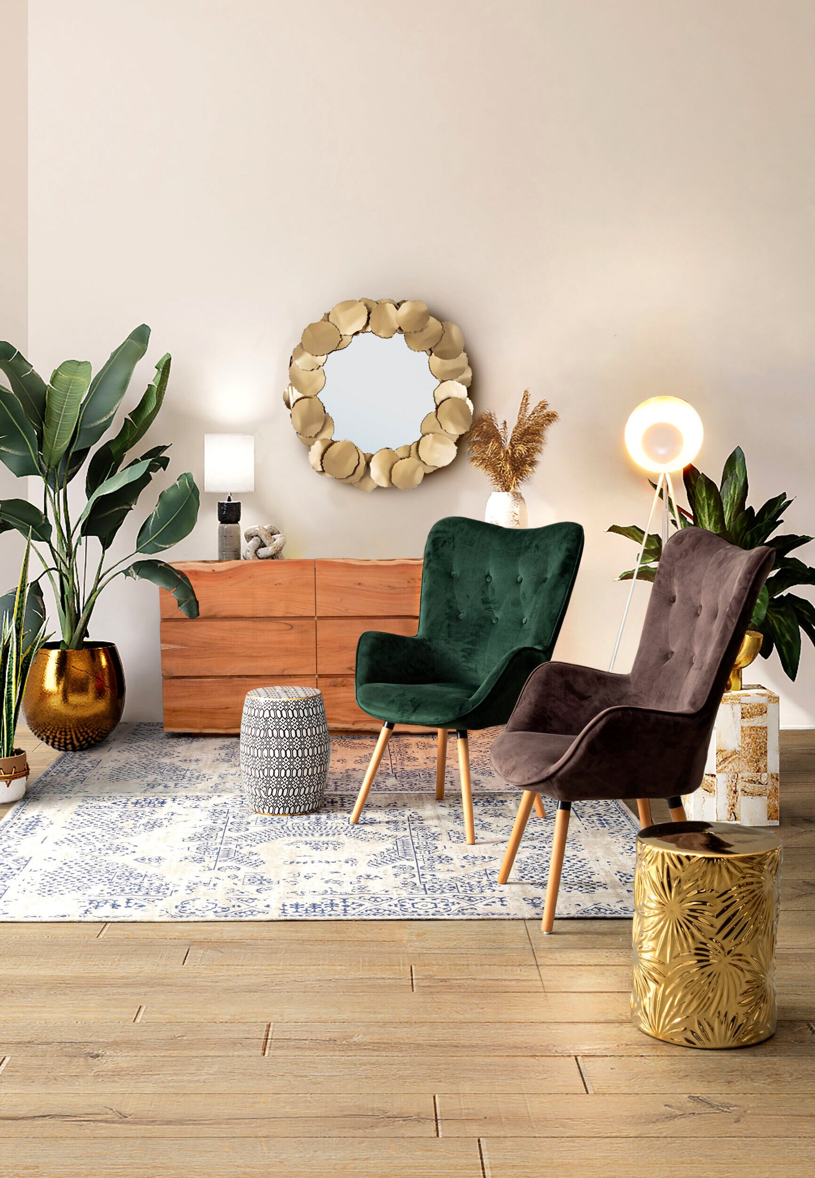 CASSETTIERA 6C ARONLEGNO DI ACACIA.