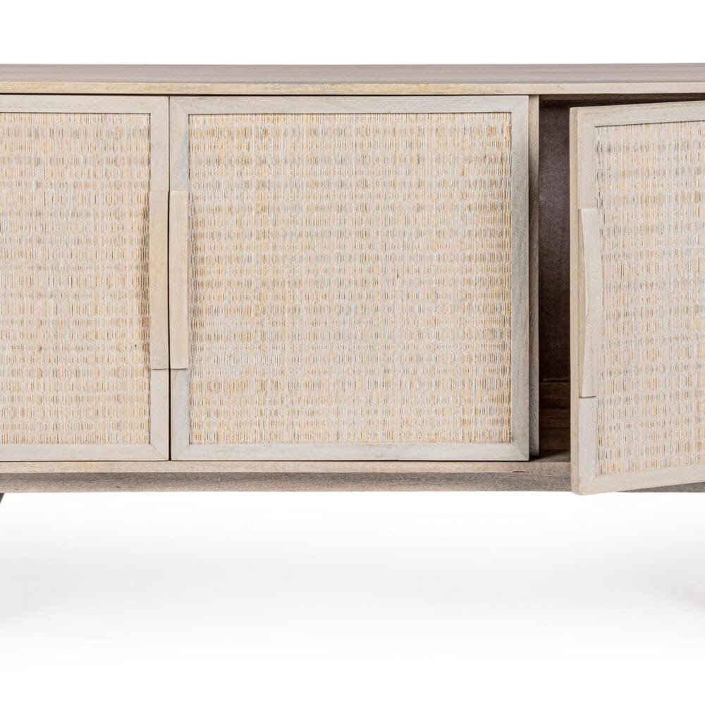 Elementi d'arredo in stile naturale con materiali di alta qualità, perfetti per interni eleganti e moderni.