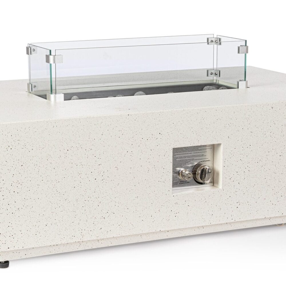 Refrigeratore gelo con vetro di sicurezza e piastra riscaldante, ideale per cucine commerciali e eventi gastronomici.