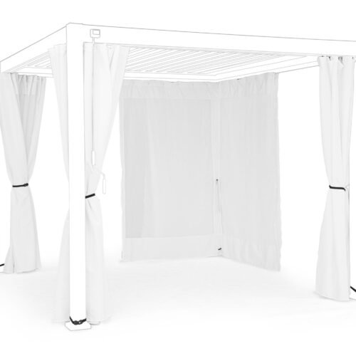 SET4 TELI LAT+ZANZ PERGOLA OCEAN 3X3 BIA