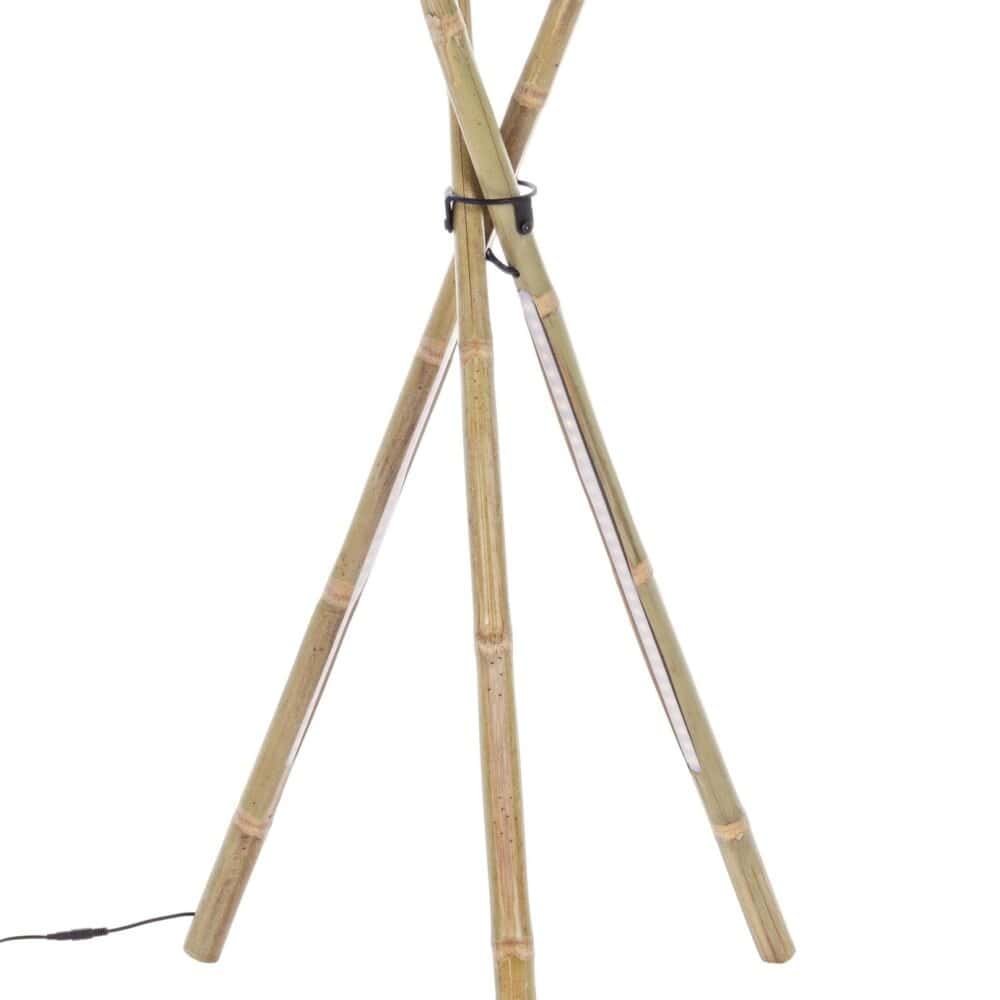 Lampada LED in bambù, design anallergico e eco sostenibile, perfetta per ogni spazio living.