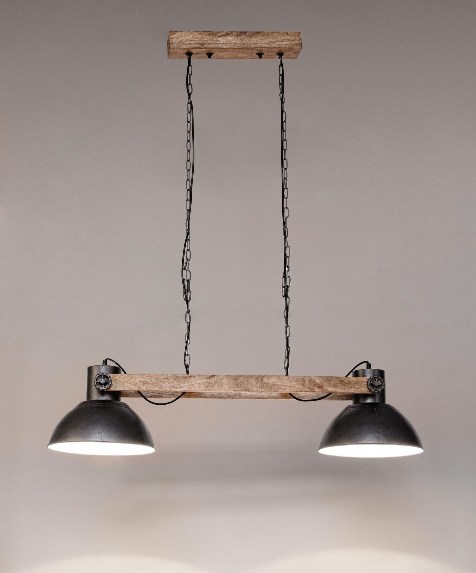 LAMPADARIO 2LUCI ODESSA ANTRACITE