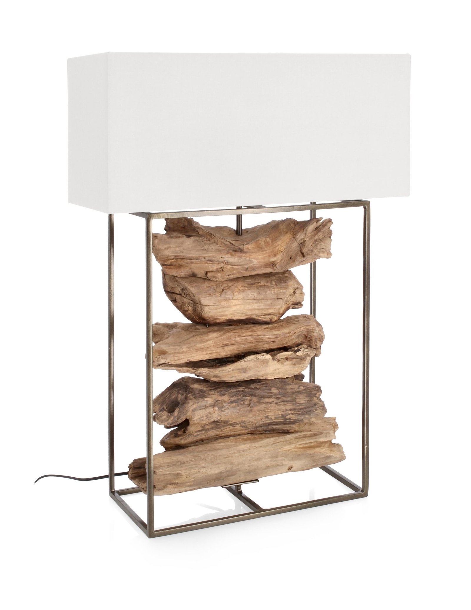 LAMPADA TAV. KUBI BIANCO H76