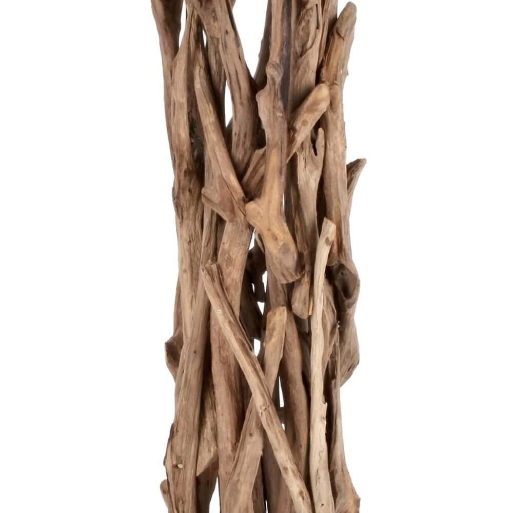 Sculpture di legno drift, decorazione unica e naturale per interni o giardini.