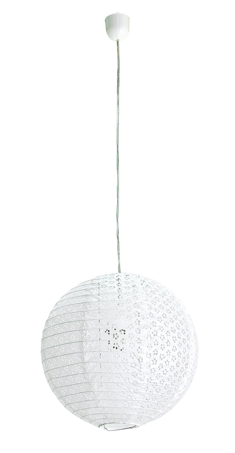 LAMPADARIO PAPER SPRING D40 BIANCO