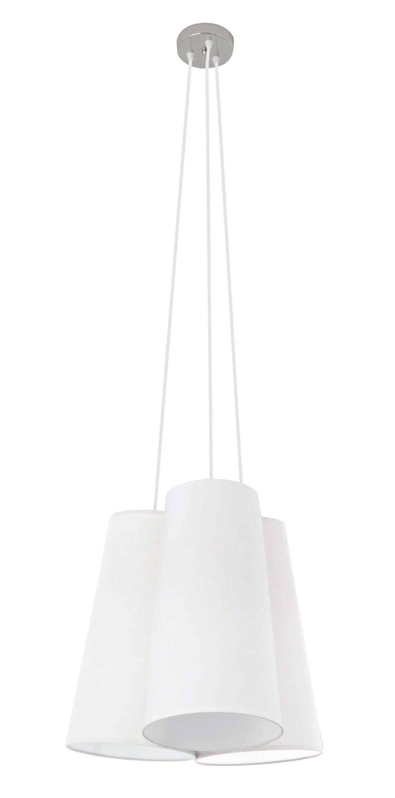 LAMPADARIO TRIS-ONE BIANCO