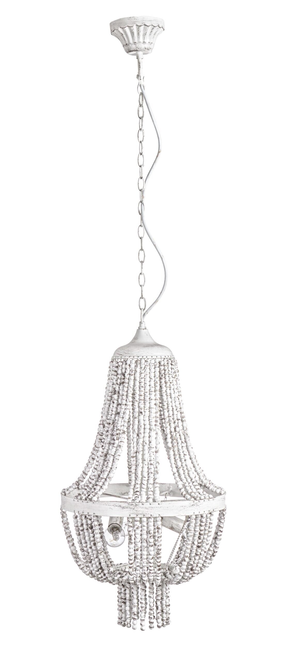 LAMPADARIO CORONA 3LUCI DROP BIA ANT