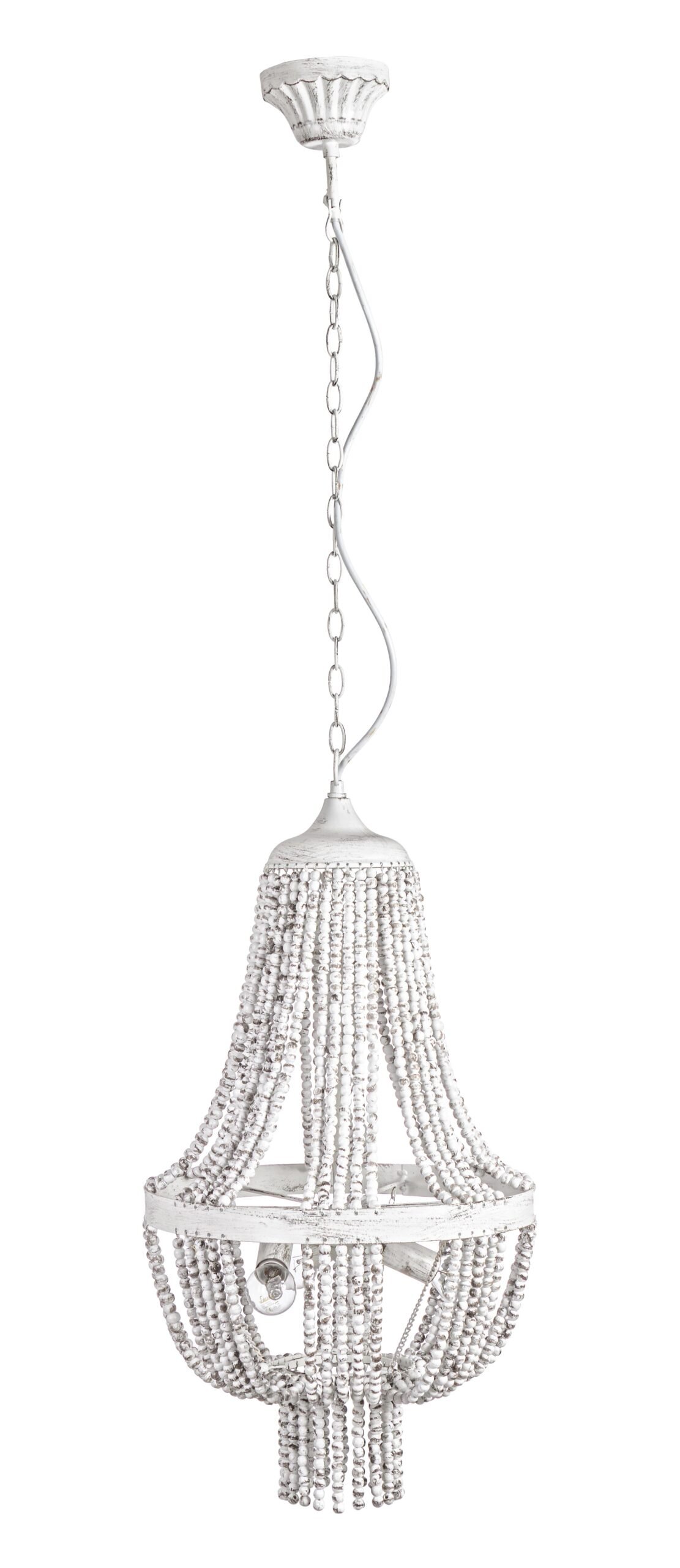 LAMPADARIO CORONA 3LUCI DROP BIA ANT