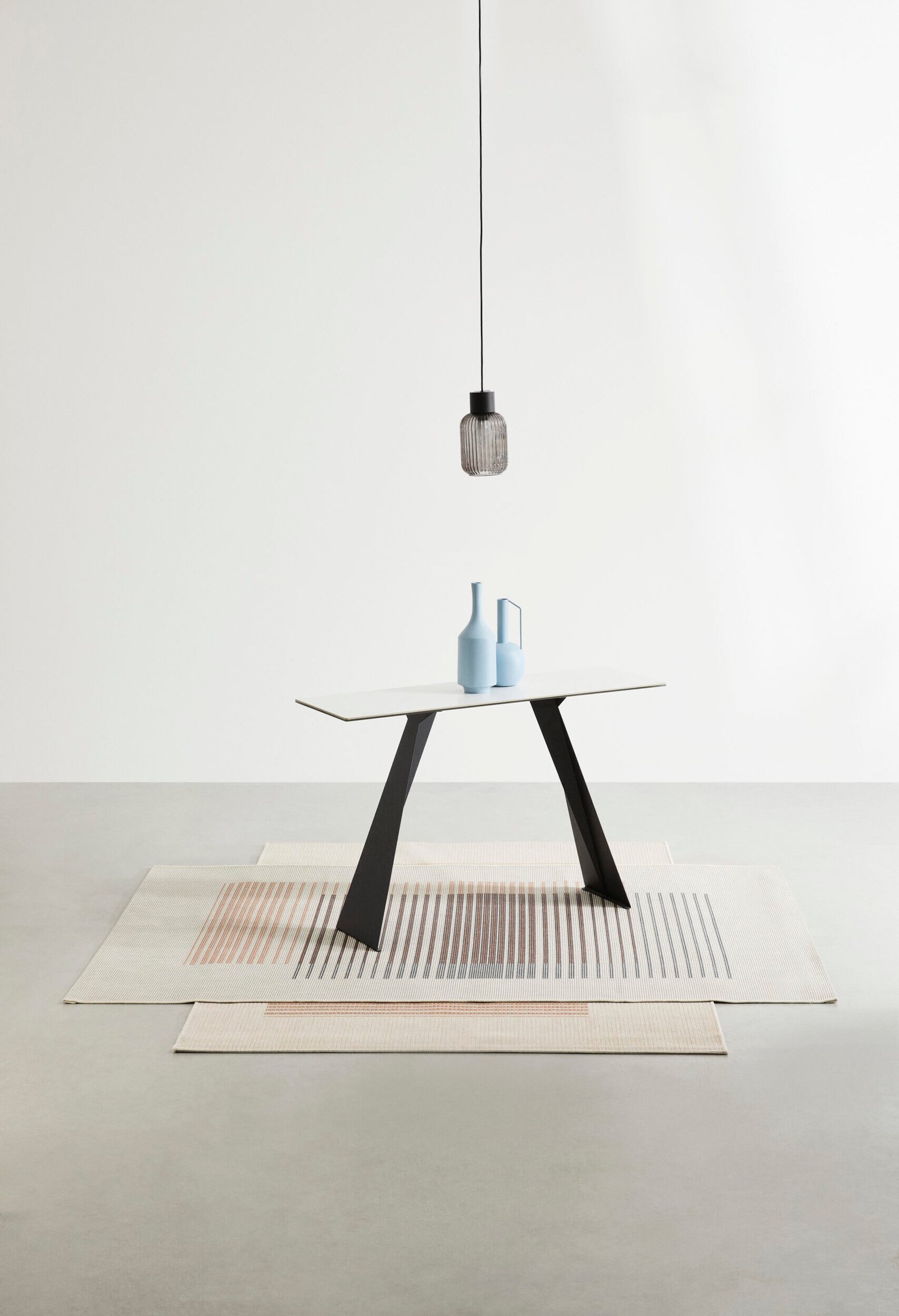 LAMPADARIO 1LUCE SHOWY FUMÉ-NERO