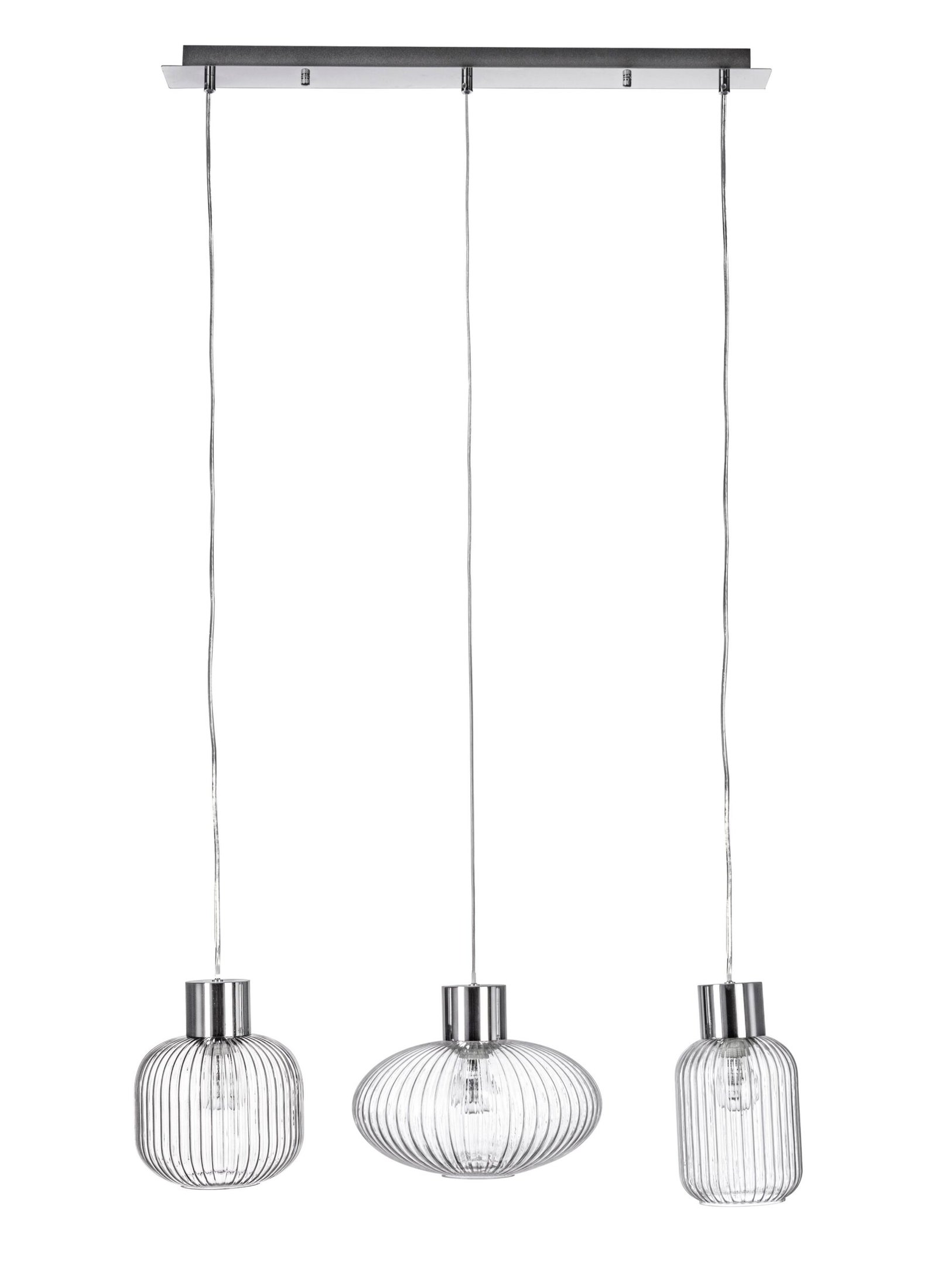 LAMPADARIO 3LUCI SHOWY RETT TRASP-ARG