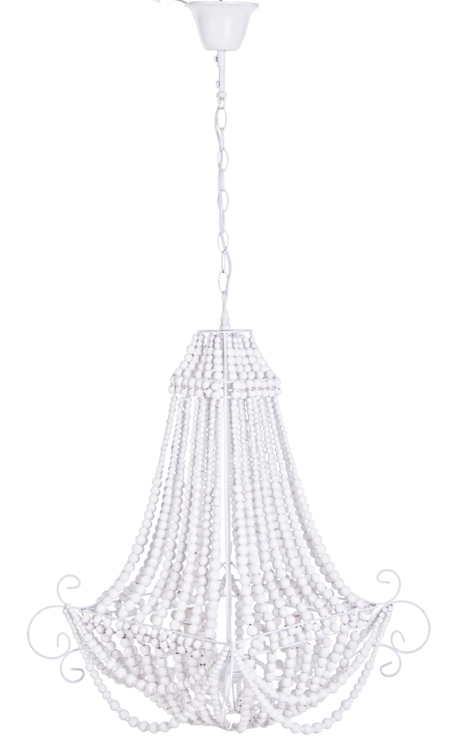 LAMPADARIO CORONA BIANCO OPACO H71