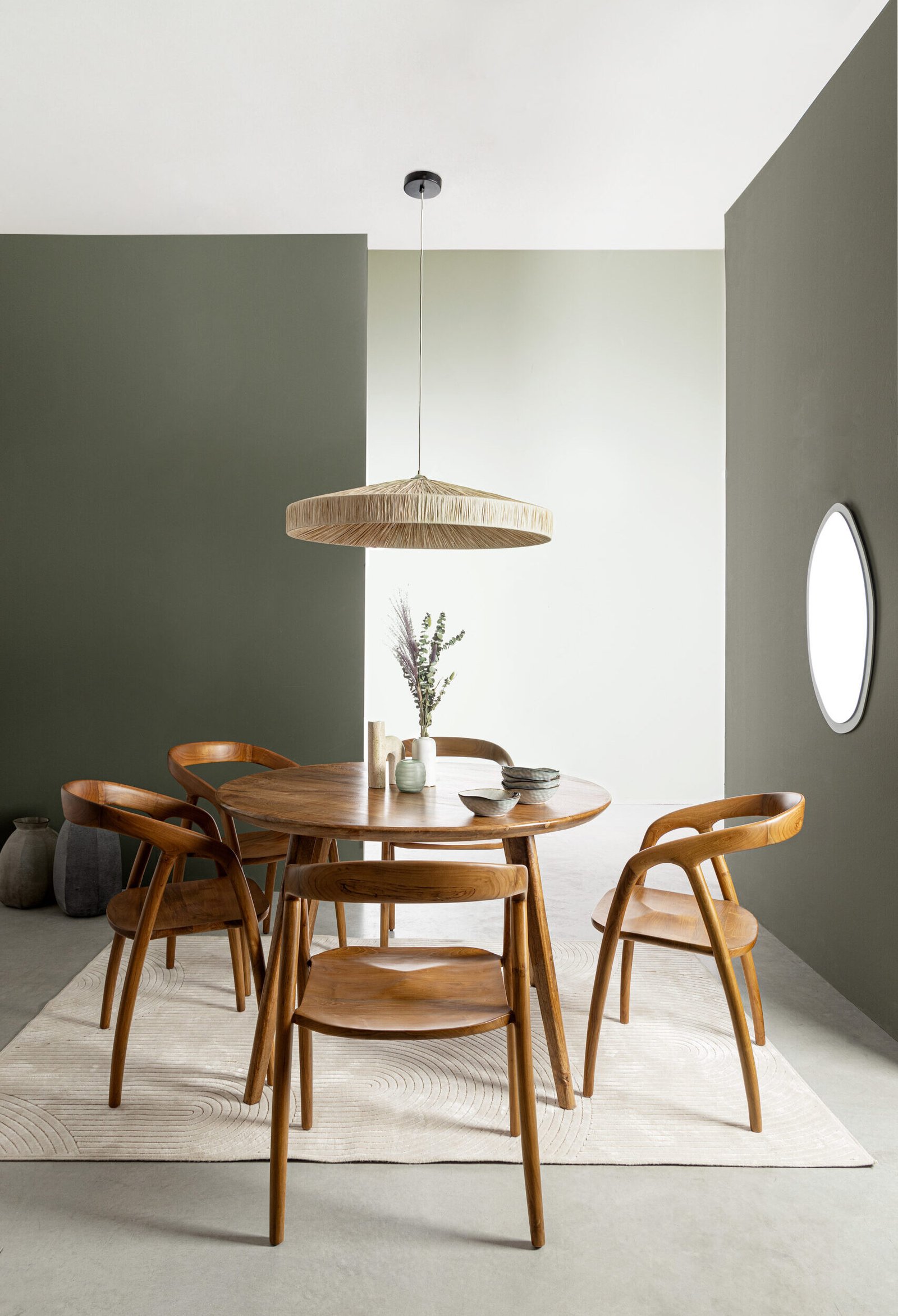 LAMPADARIO KANDA NATURALE D80