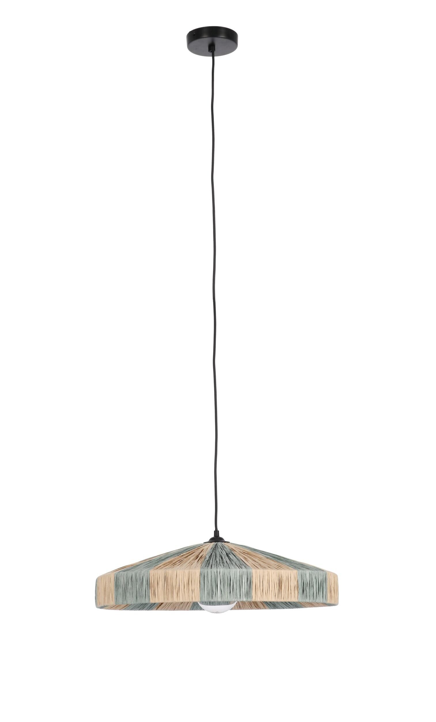 LAMPADARIO KANDA NATURALE AZZURRO D50