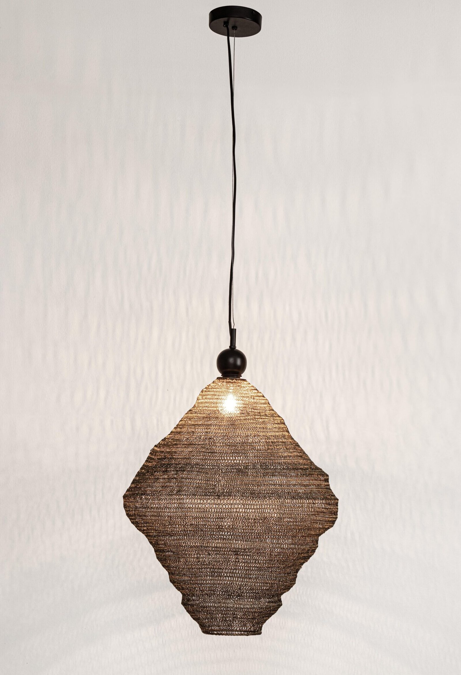 LAMPADARIO ODISSA ROMBO ORO D58