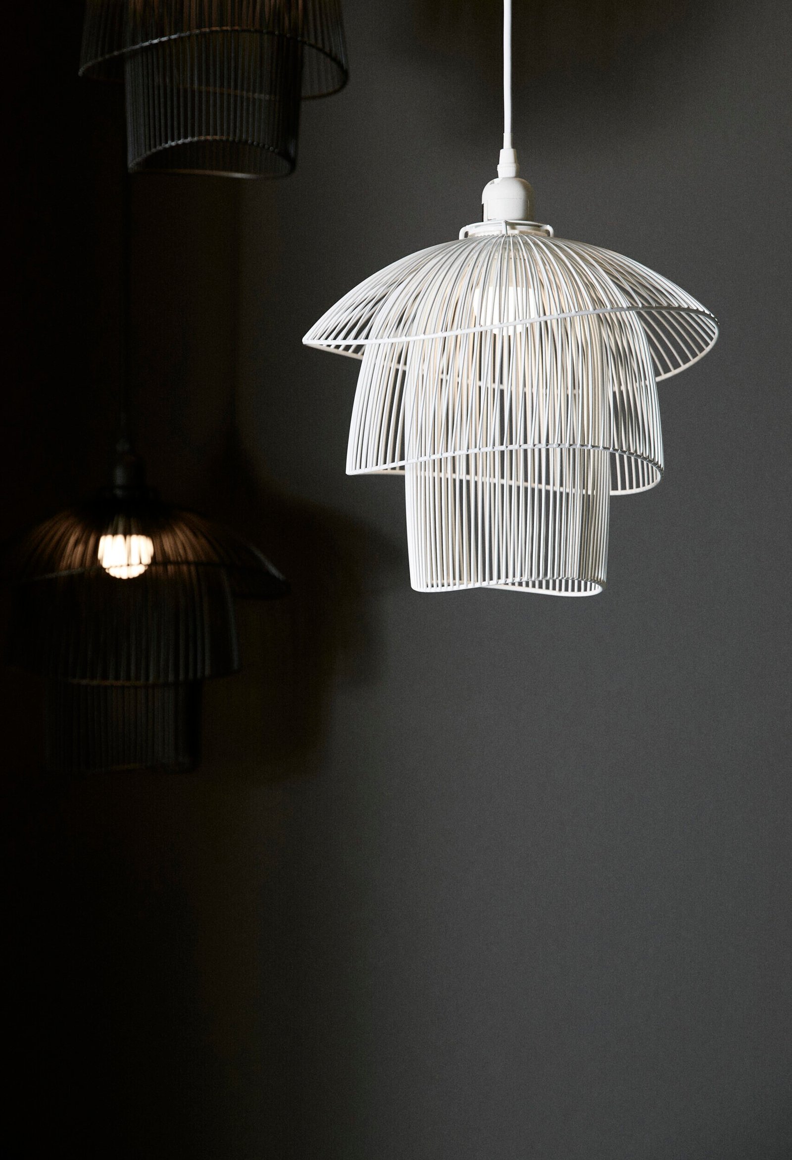 LAMPADARIO CIAD BIANCO H26