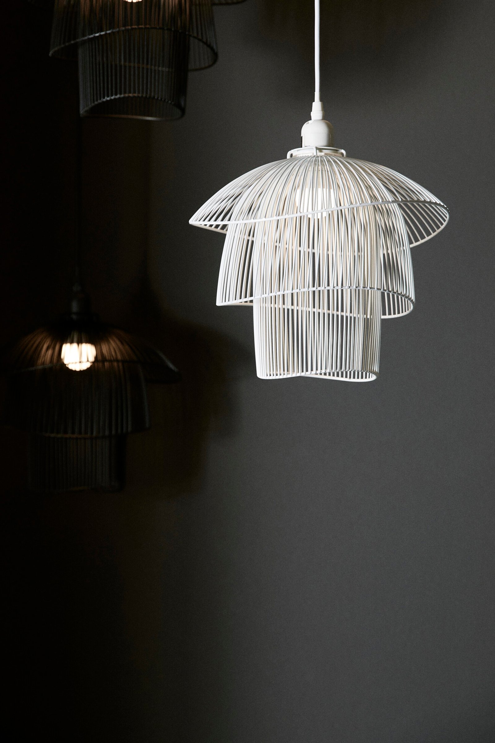 LAMPADARIO CIAD BIANCO H26