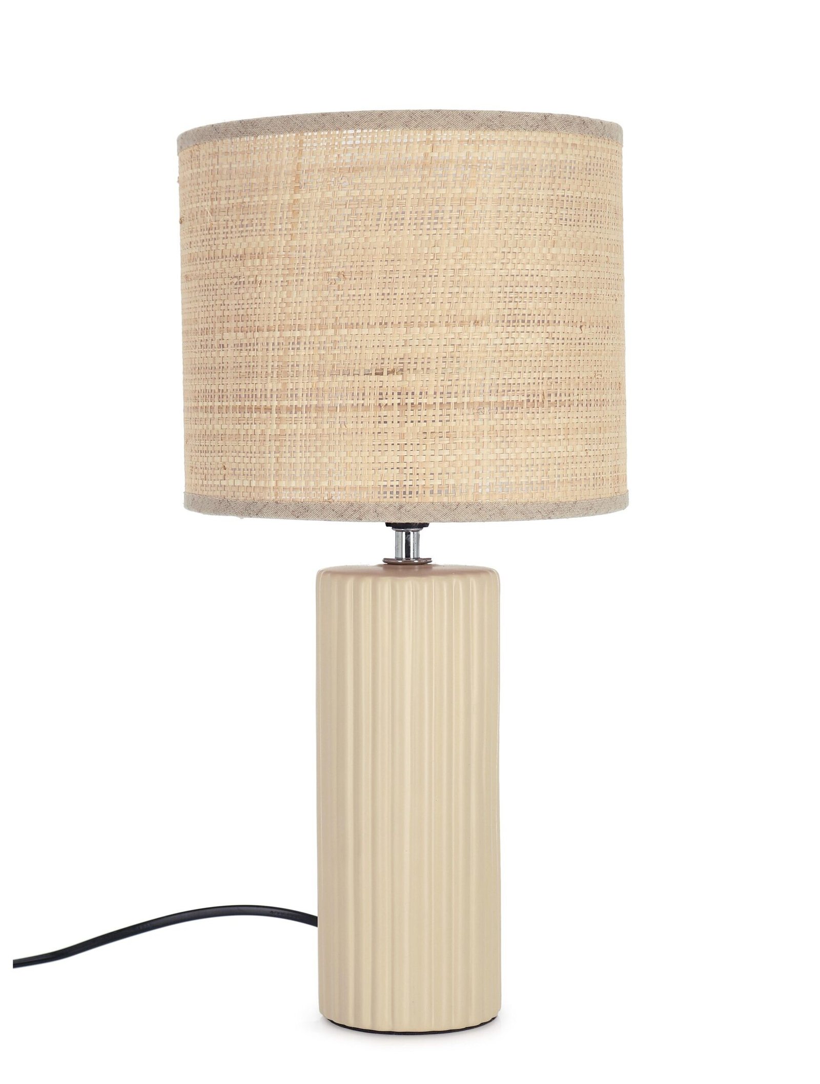 LAMPADA TAV. ADHARA CIL CR BEIGE H42