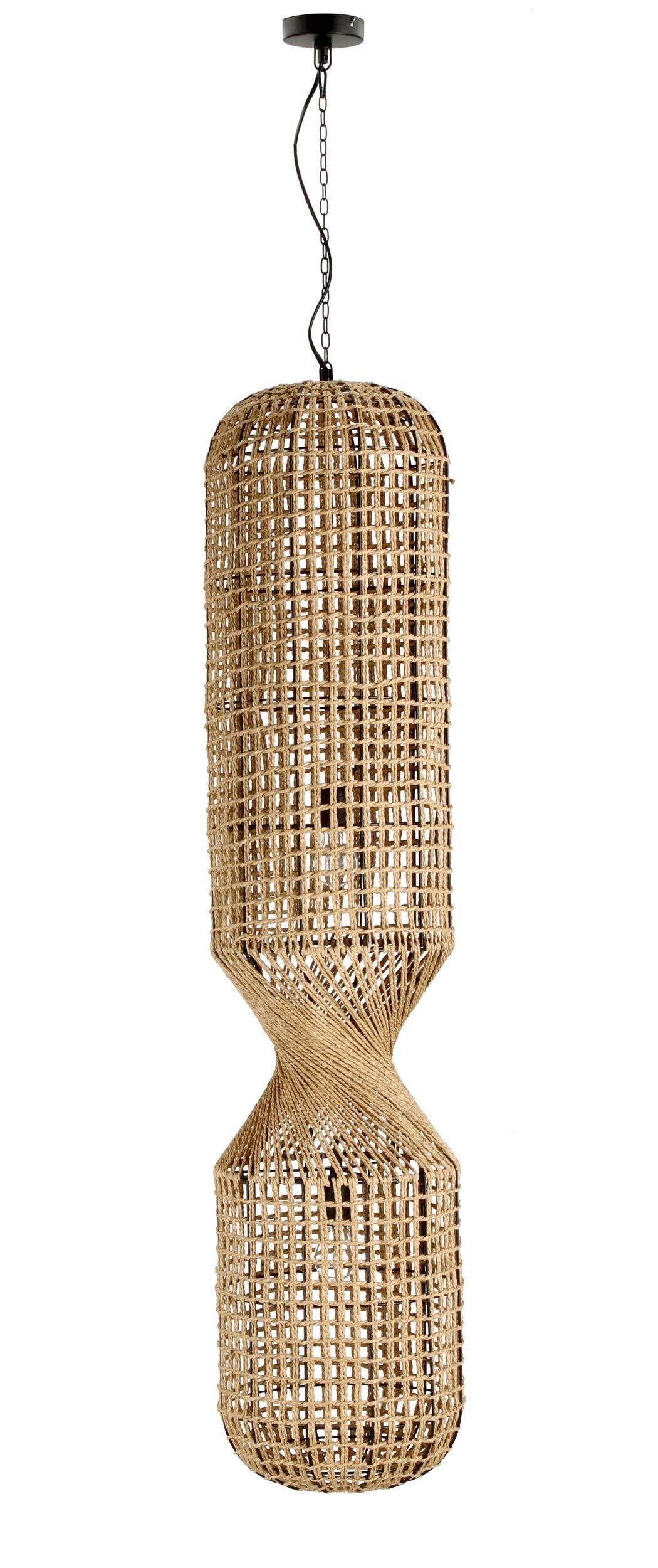 LAMPADARIO MALABO NATURALE H132