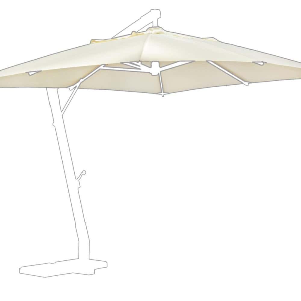 Ombrello da spiaggia in tessuto resistente con struttura in alluminio. Perfetto per il relax sotto il sole.