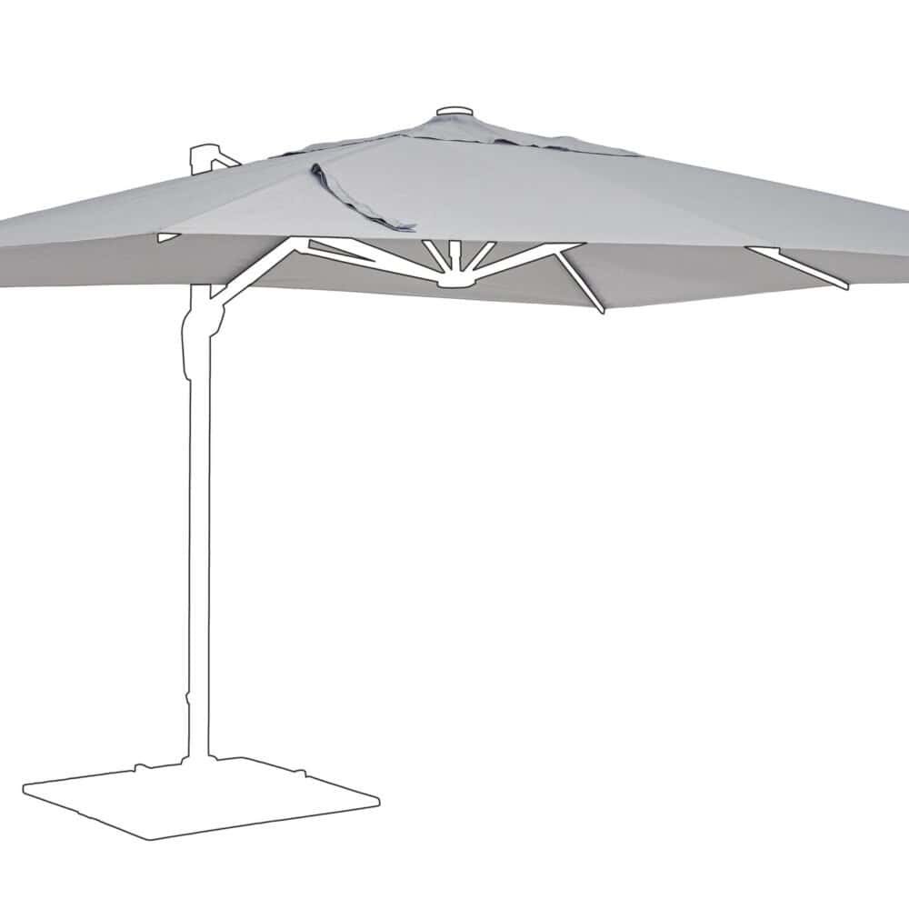 Ombrellone da giardino retrattile e resistente, ideale per esterni, protezione solare, design moderno.