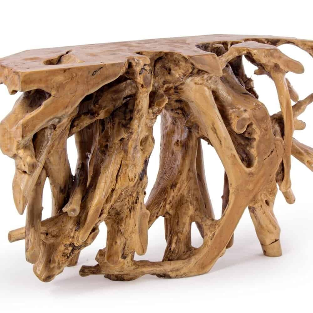 Antico tavolo in legno naturale, design esclusivo, perfetto per arredi eleganti.