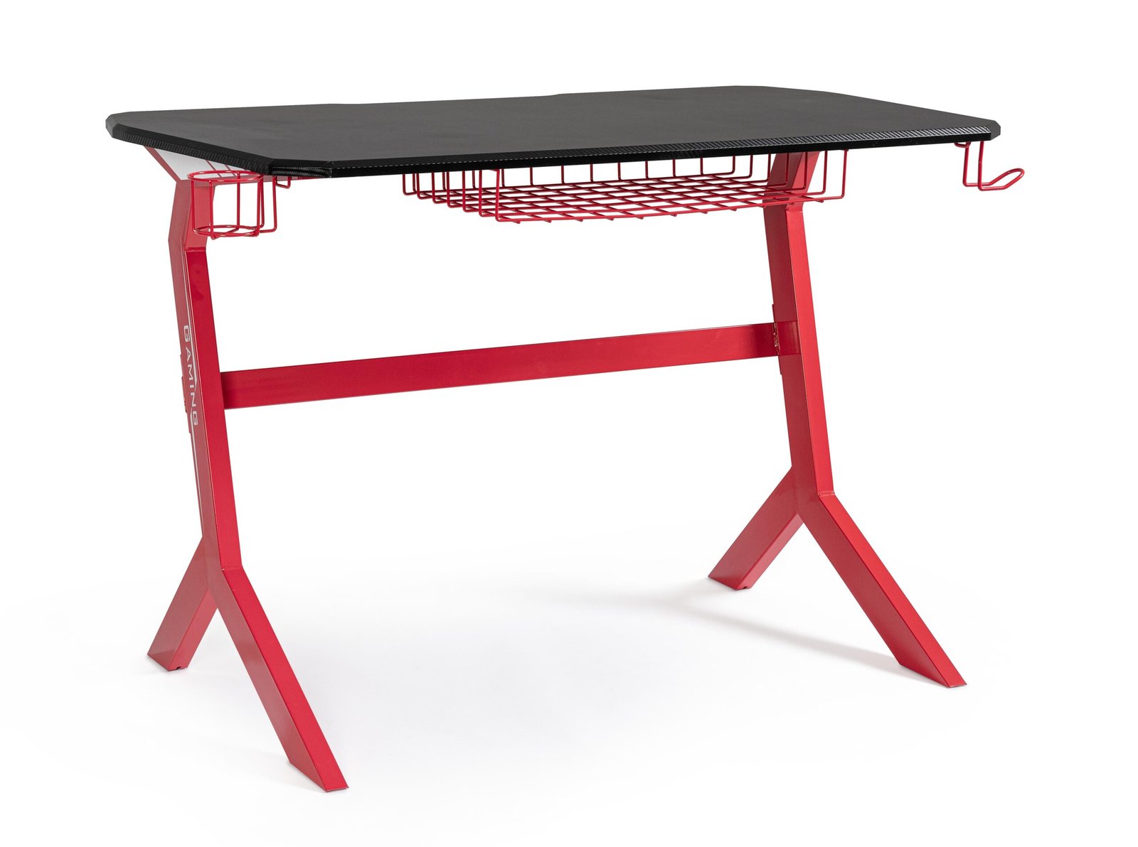 SCRIVANIA GAMING ROSSO-NERO