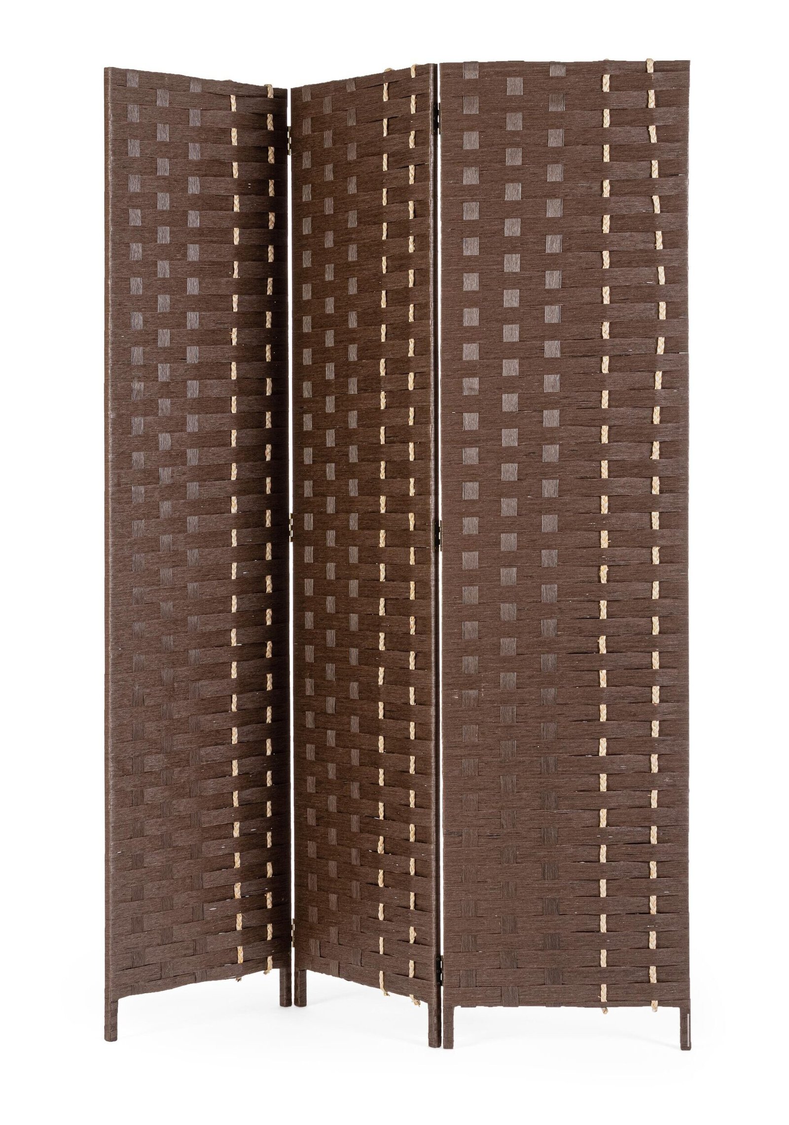 PARAVENTO 3A JALILA MARRONE 135X180H