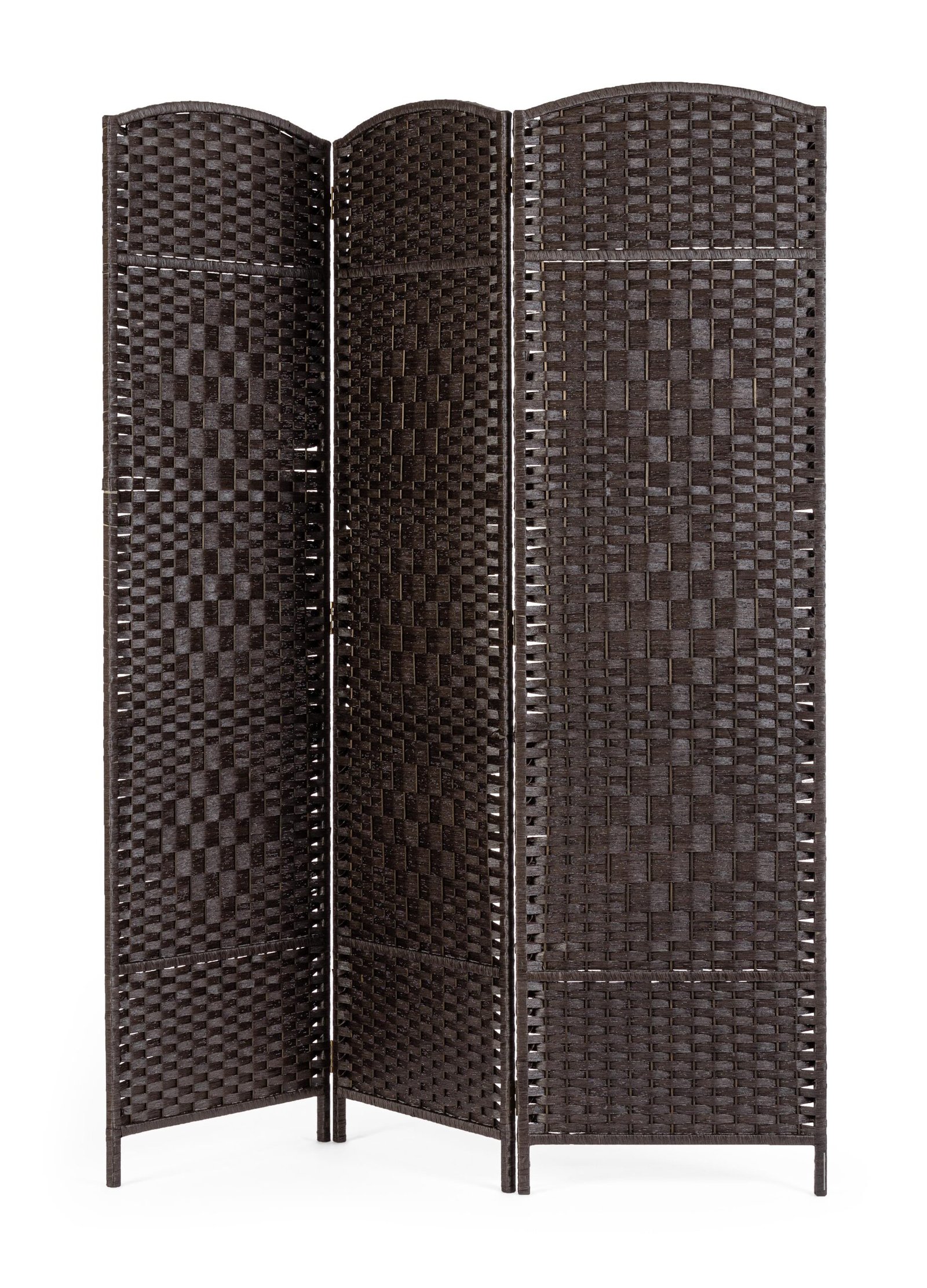 PARAVENTO 3A SHANA NERO 150X180H