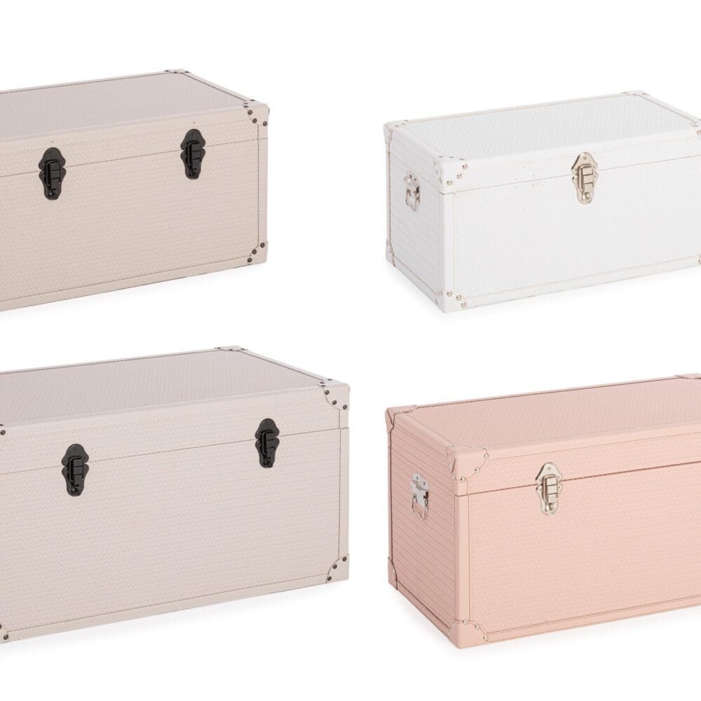 Contenitore stile vintage in plastica, ideale per decorare e organizzare oggetti in casa.