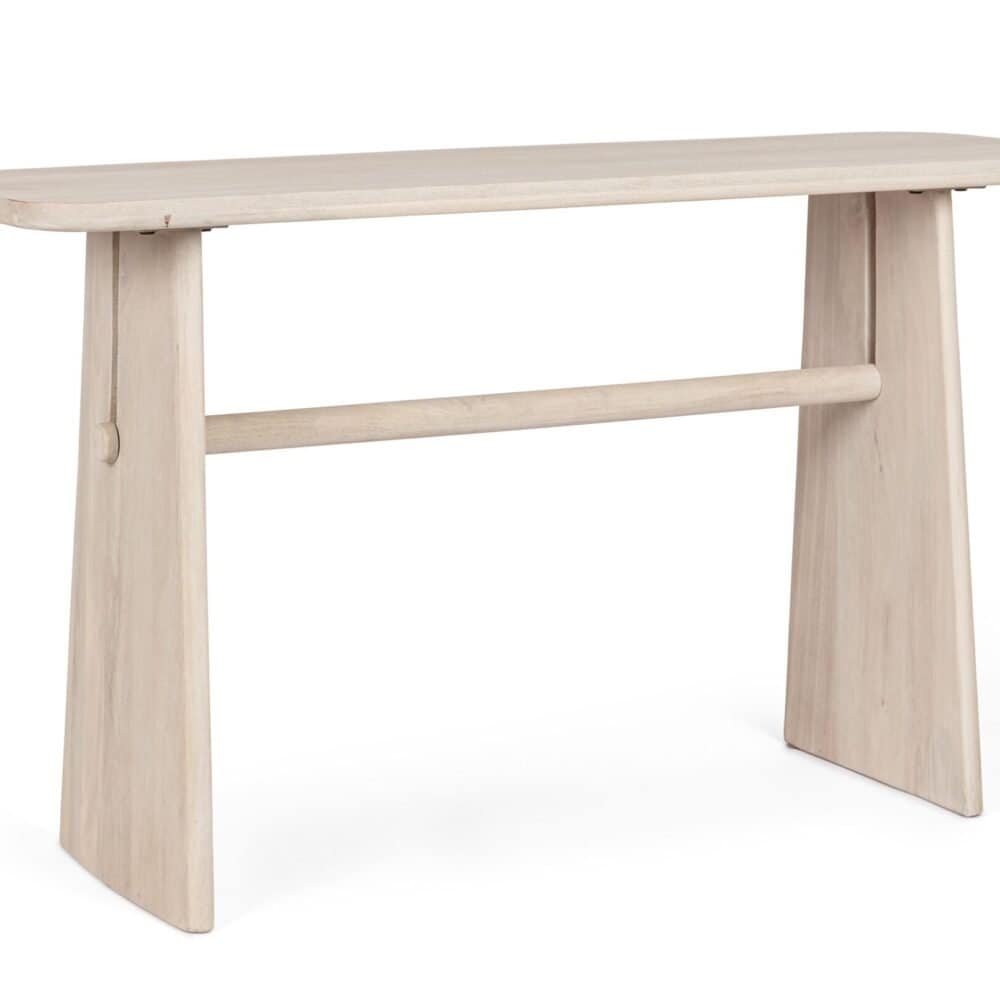 Panca in legno massello, mobile elegante, arredo casa e giardino in stile minimalista.