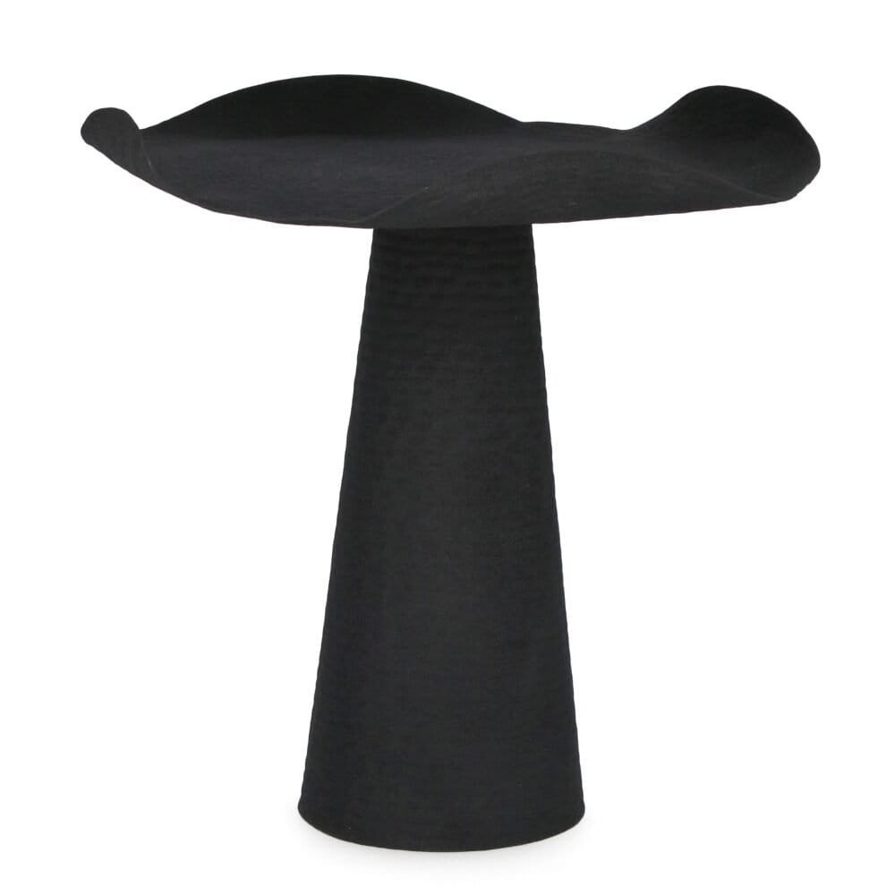 Accessorio moda nero elegante con design unico, ideale per look raffinati e di tendenza.