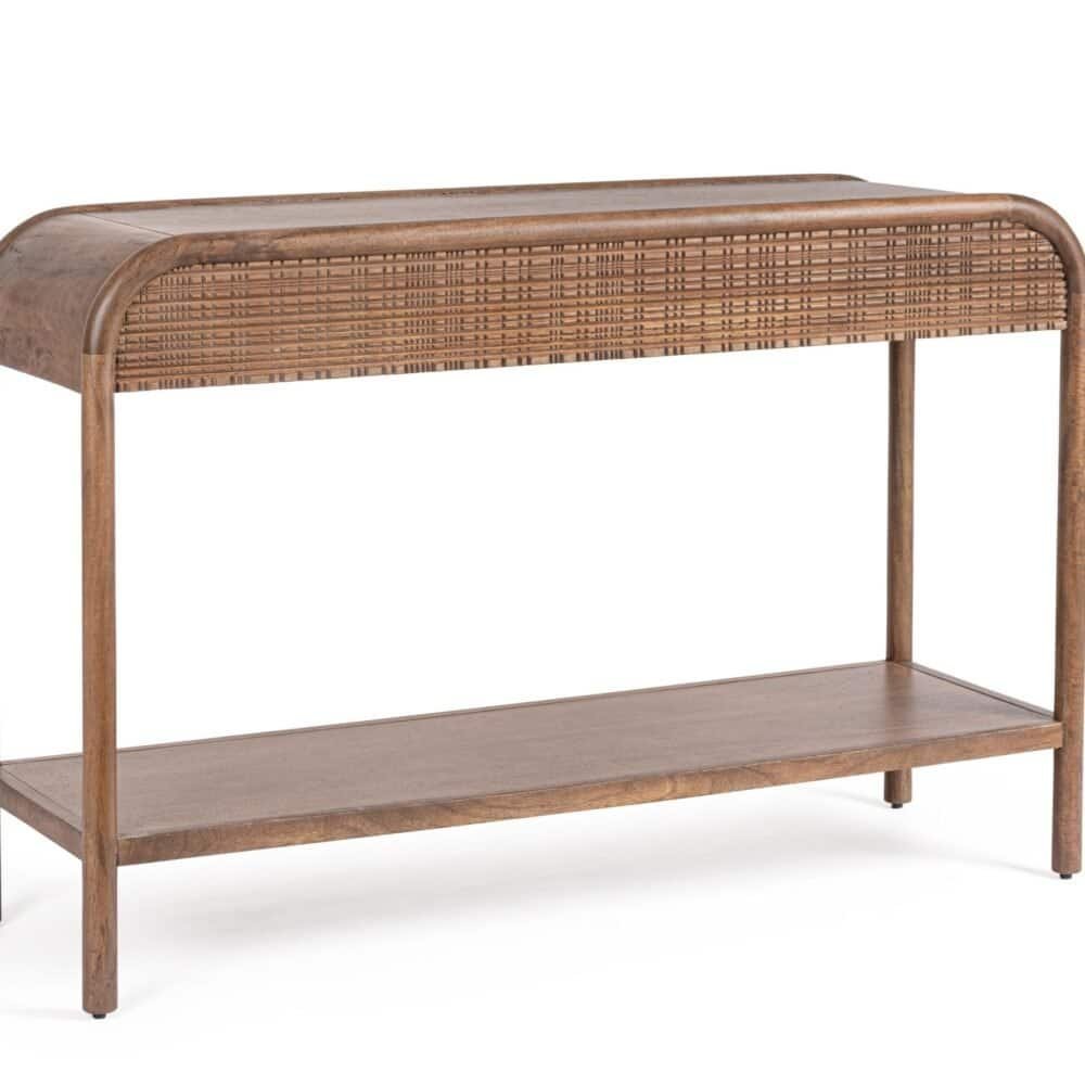 Portaoggetti in rattan naturale, stile elegante e funzionale, perfetto per arredi moderni e vintage.