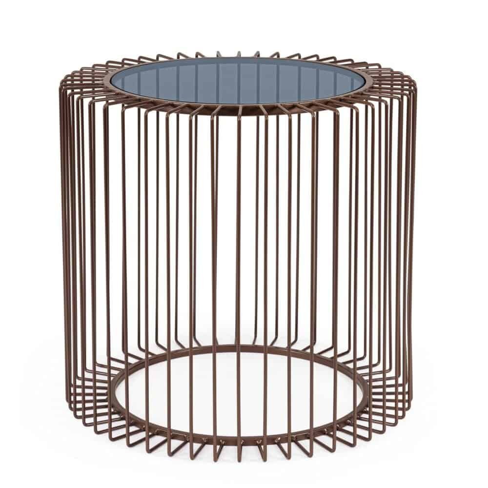 Metallo e vetro, stile contemporaneo, soluzione elegante.