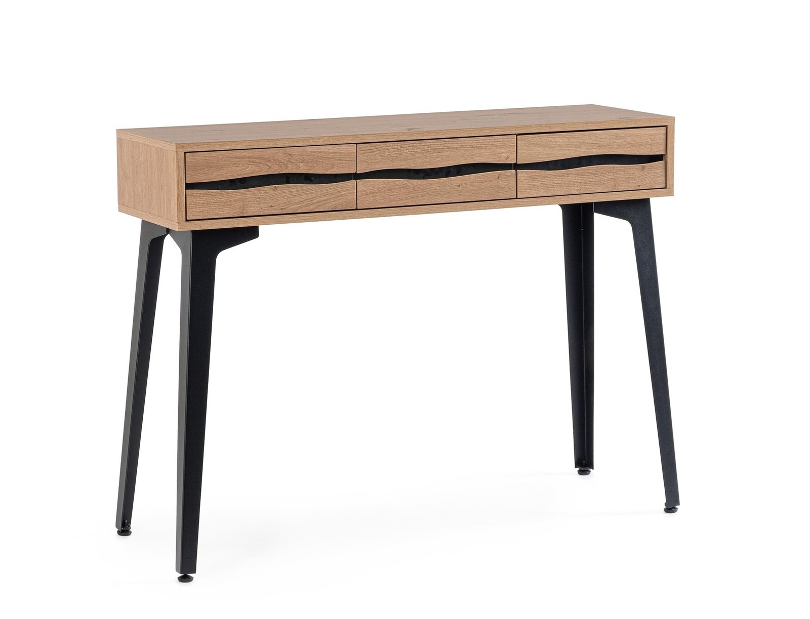 CONSOLLE 3C MELYS NATURALE-NERO