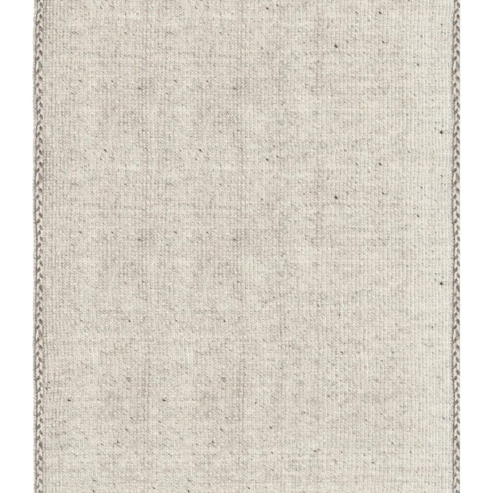 Tappeto in fibra naturale beige, decorativo e resistente, ideale per ambienti moderni e classici.