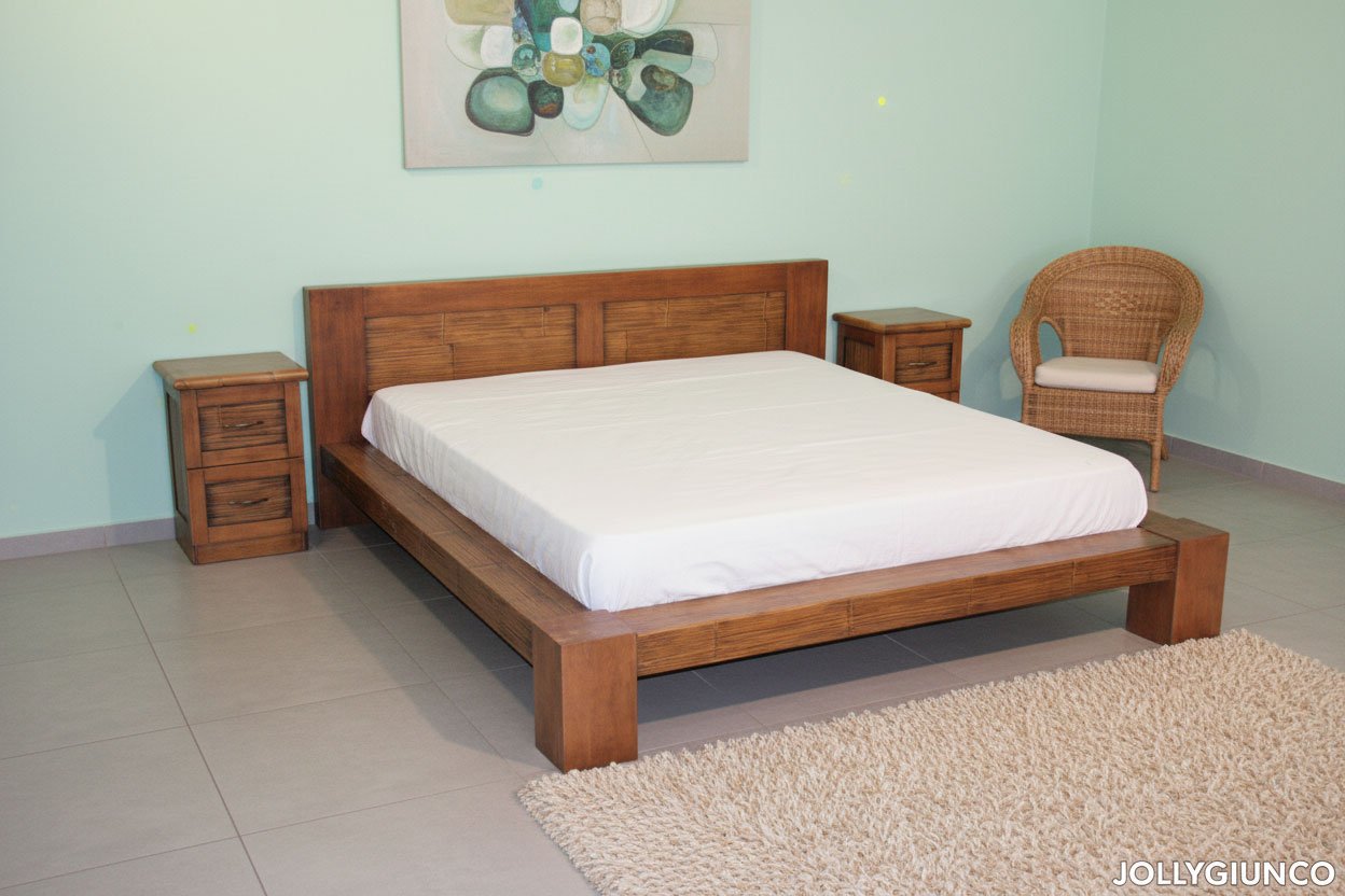 Letto Orientale in Crash Bambù