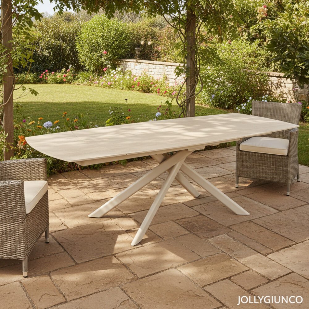 TAVOLO ALL. JOAKIM 160-240X90 IVORY